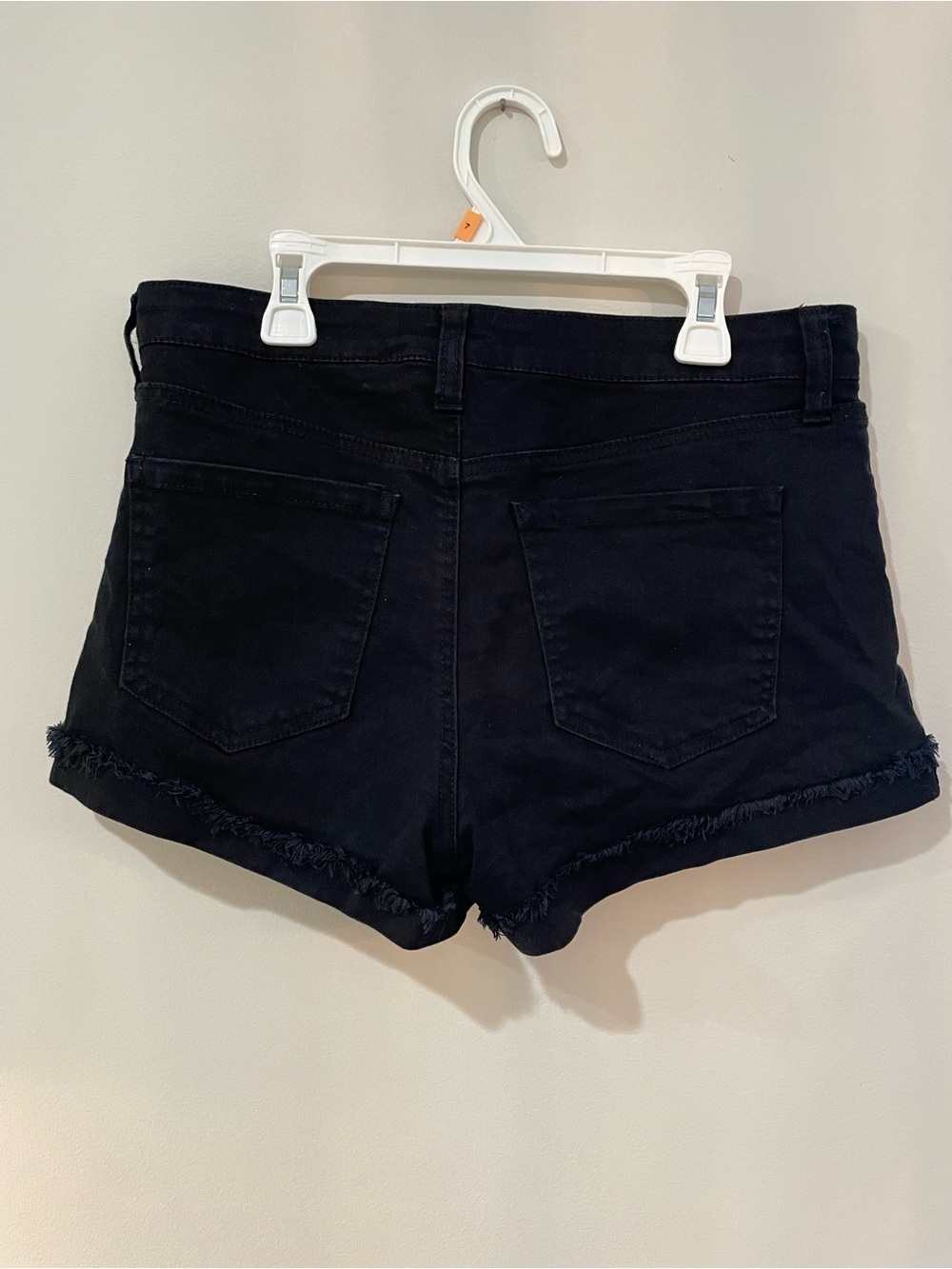 Celebrity Pink Black High Waist Roll-Hem Shorts - Picture 4 of 7
